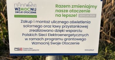 „Ekologiczne Światło – bezpieczna droga dla mieszkańców” „Ekologiczne Światło – bezpieczna droga dla mieszkańców”